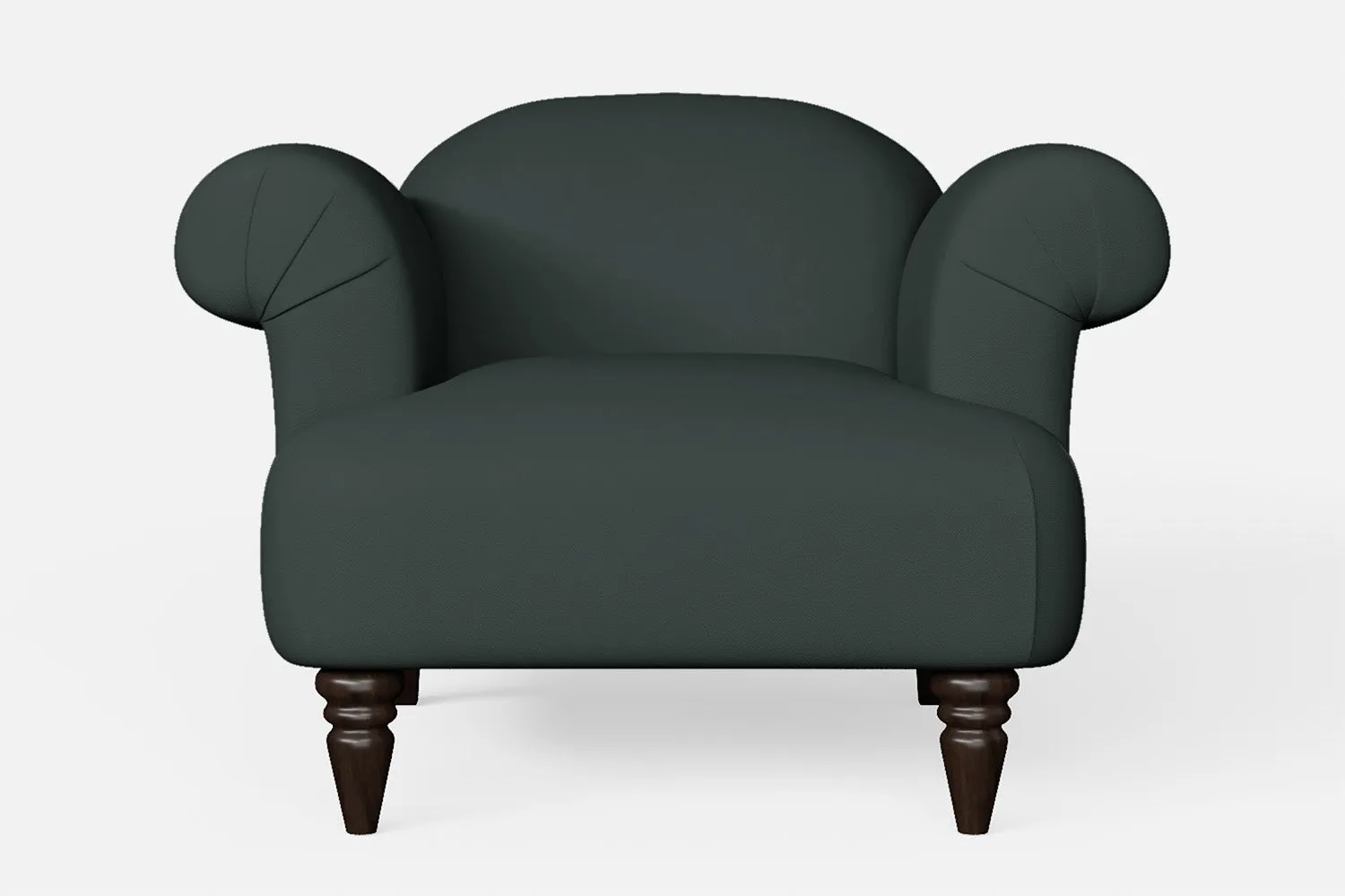 Barberton Armchair Dusky Turquoise Leather