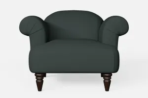 Barberton Armchair Dusky Turquoise Leather