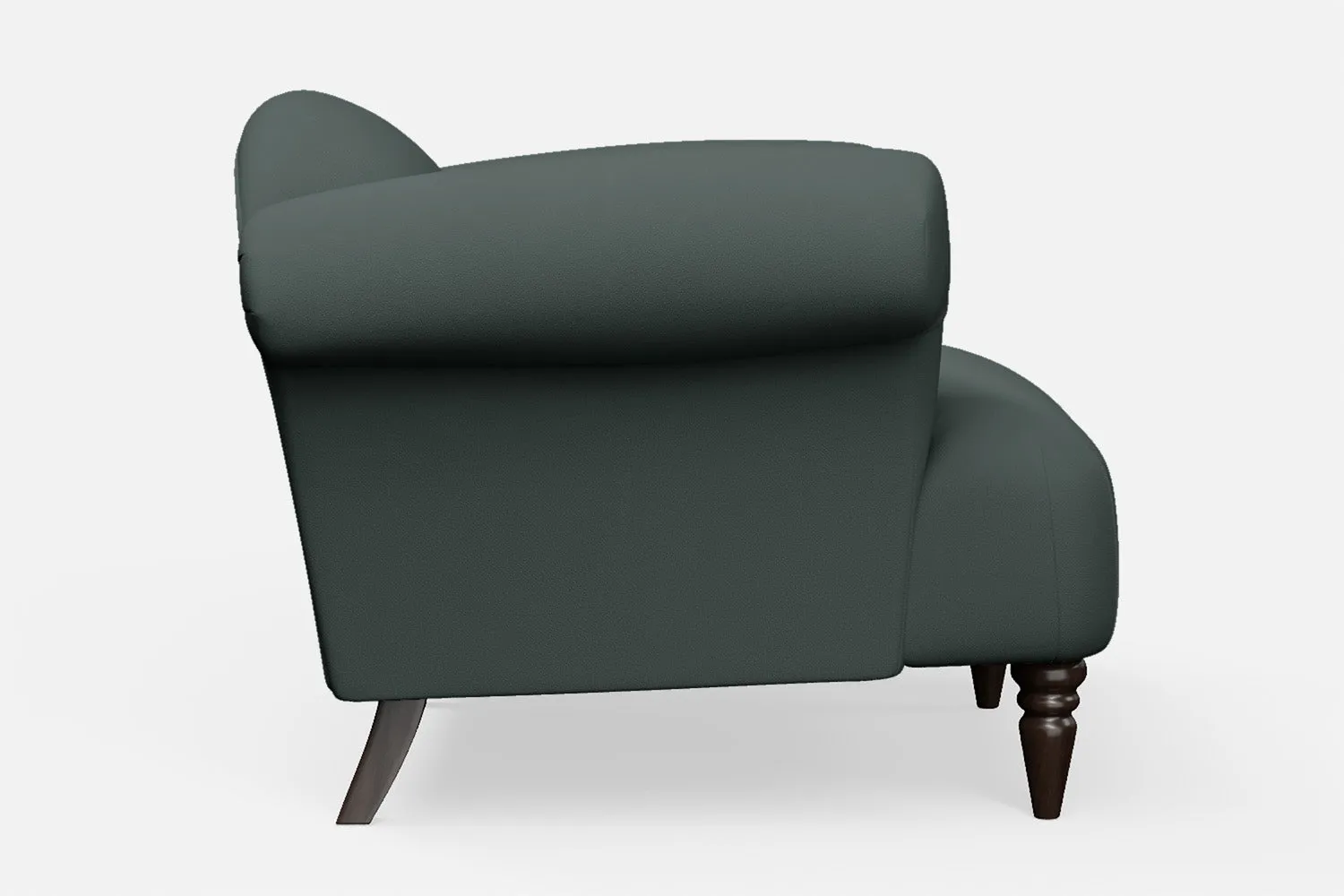 Barberton Armchair Dusky Turquoise Leather