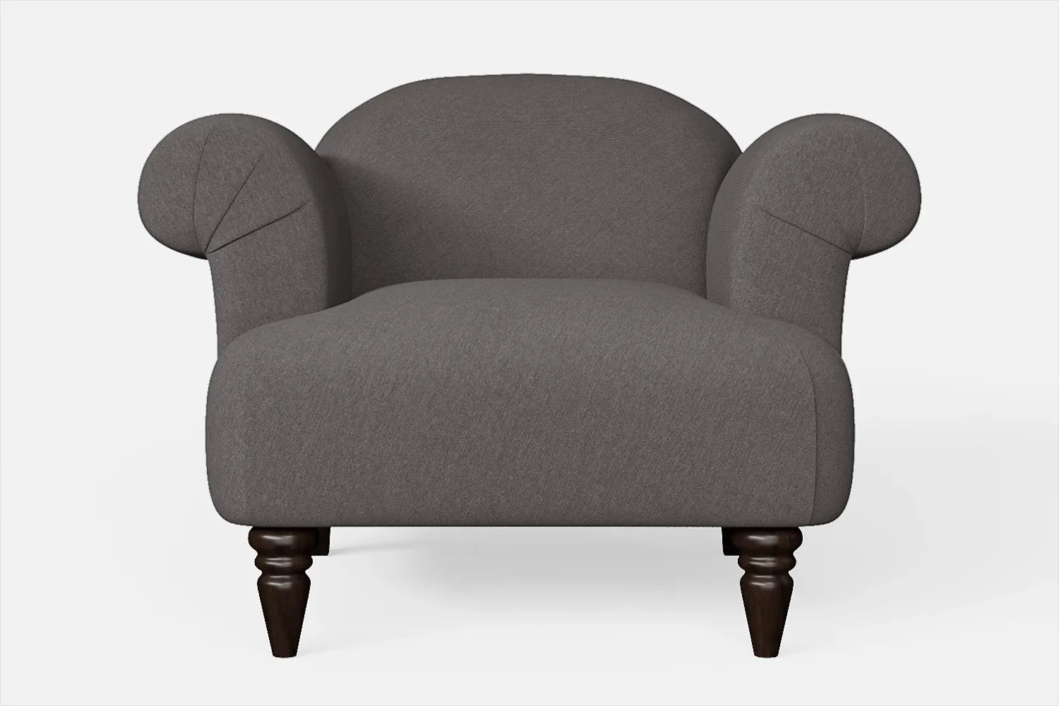 Barberton Armchair Grey Linen Fabric