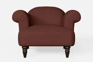 Barberton Armchair Mauve Leather