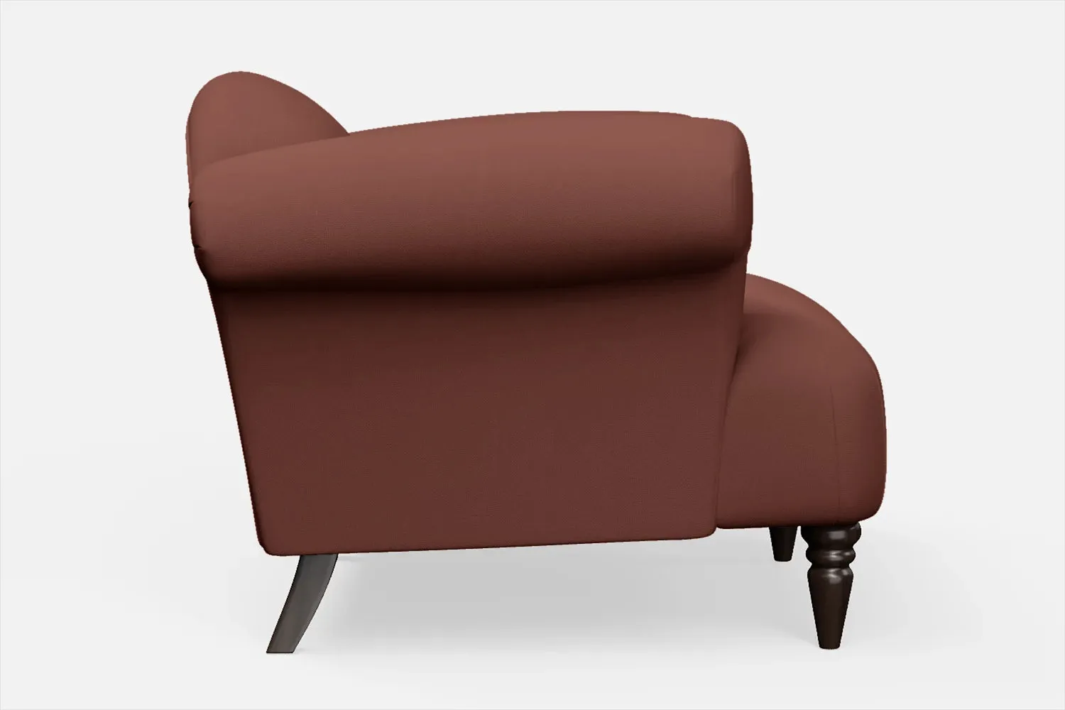 Barberton Armchair Mauve Leather