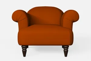 Barberton Armchair Orange Leather
