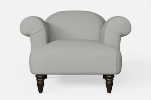 Barberton Armchair White Leather