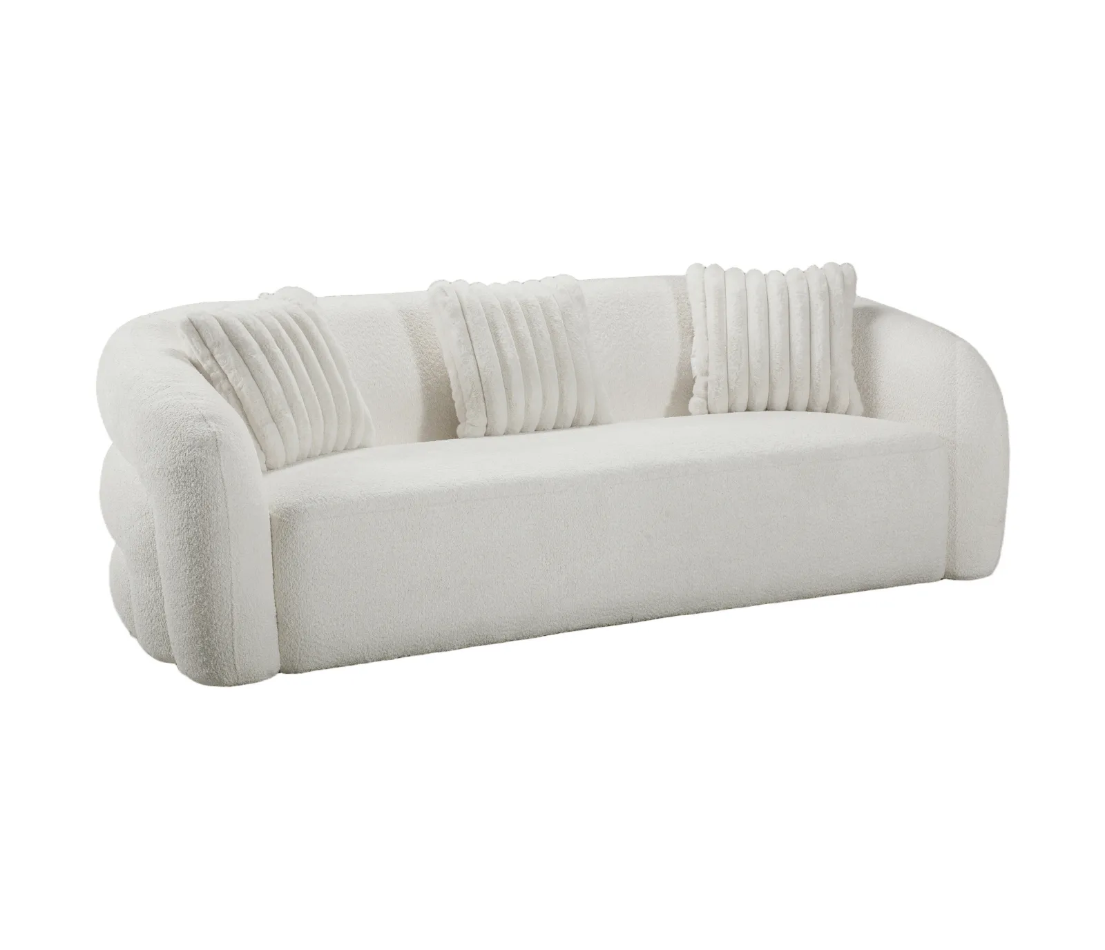 Bellini Sofa - Ivory Boucle Fabric