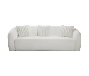 Bellini Sofa - Ivory Boucle Fabric