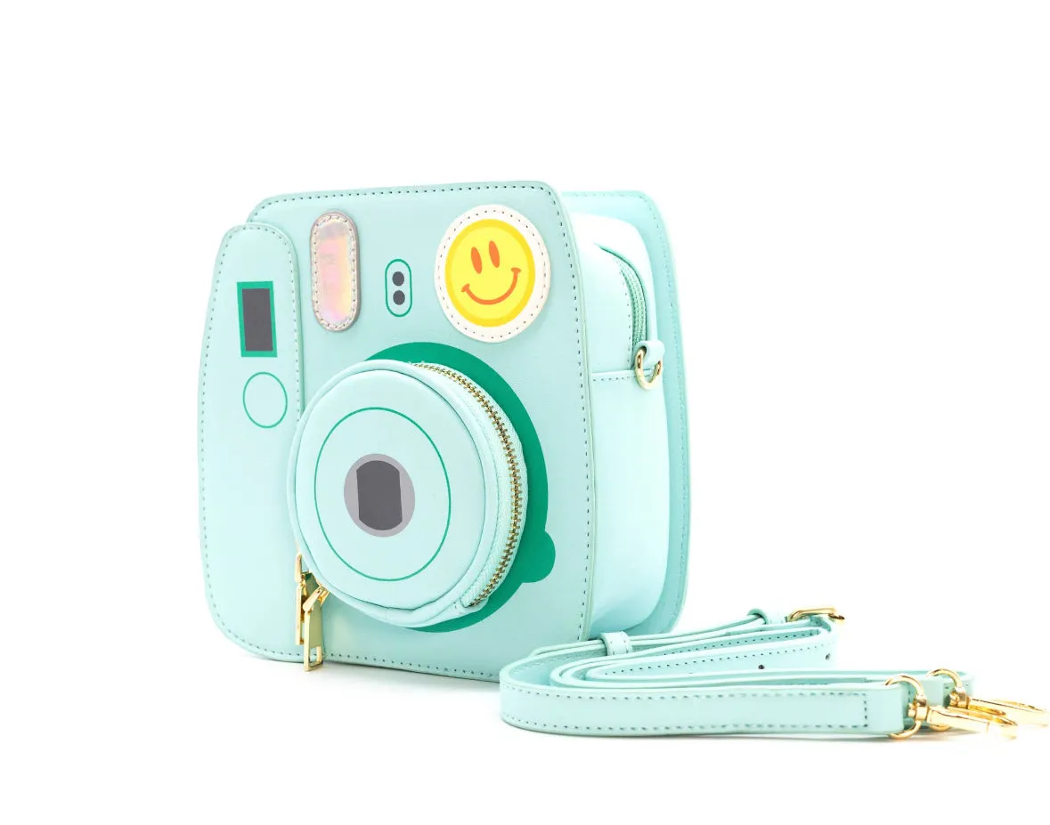 Bewaltz Oh Snap Instant Camera Handbag - Minty Blue