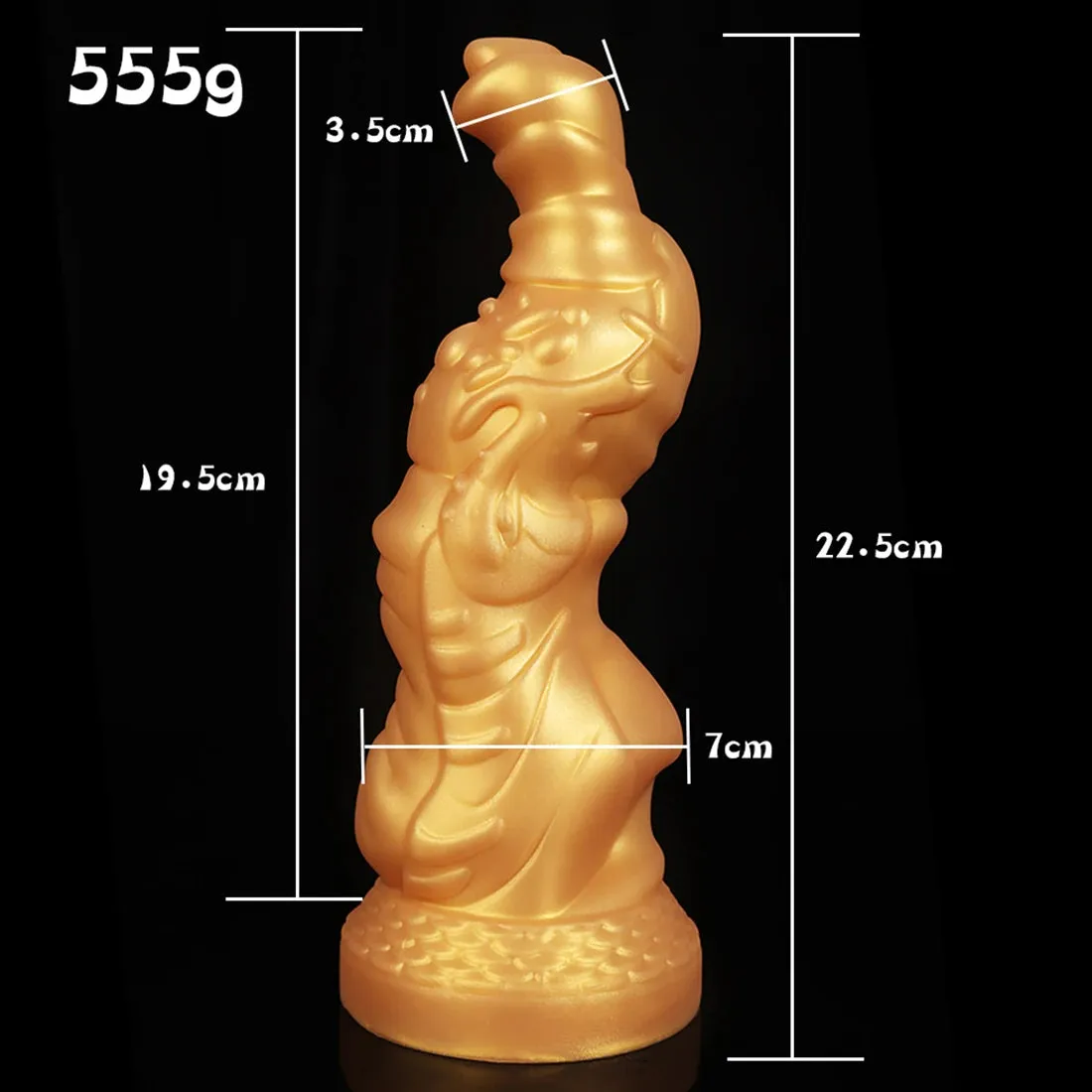 Big Giant Monster Dildo - Golden Dragon Dildos Realistic Anal Plug Sex Toys for Men Women