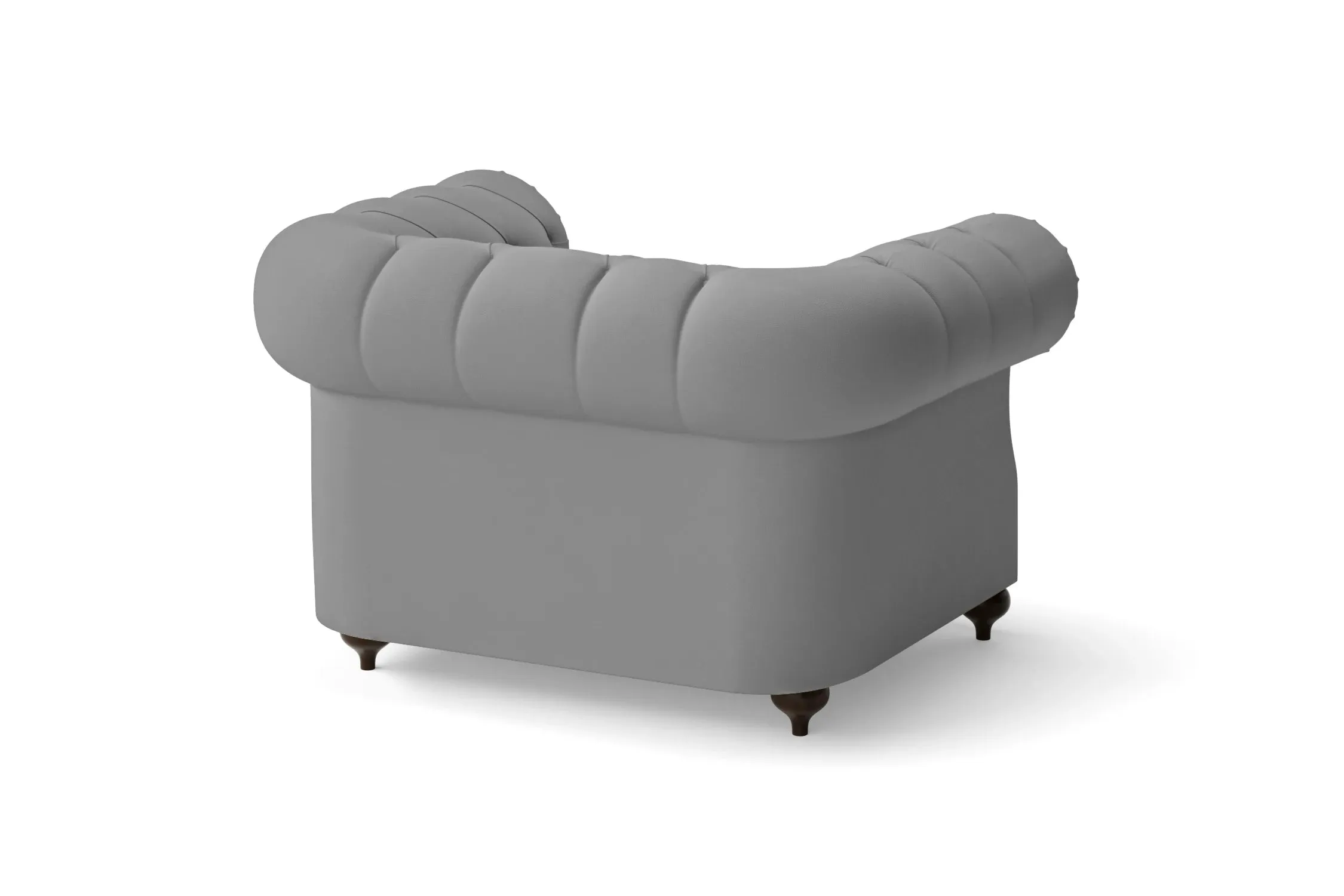 Bitonto Armchair Grey Leather