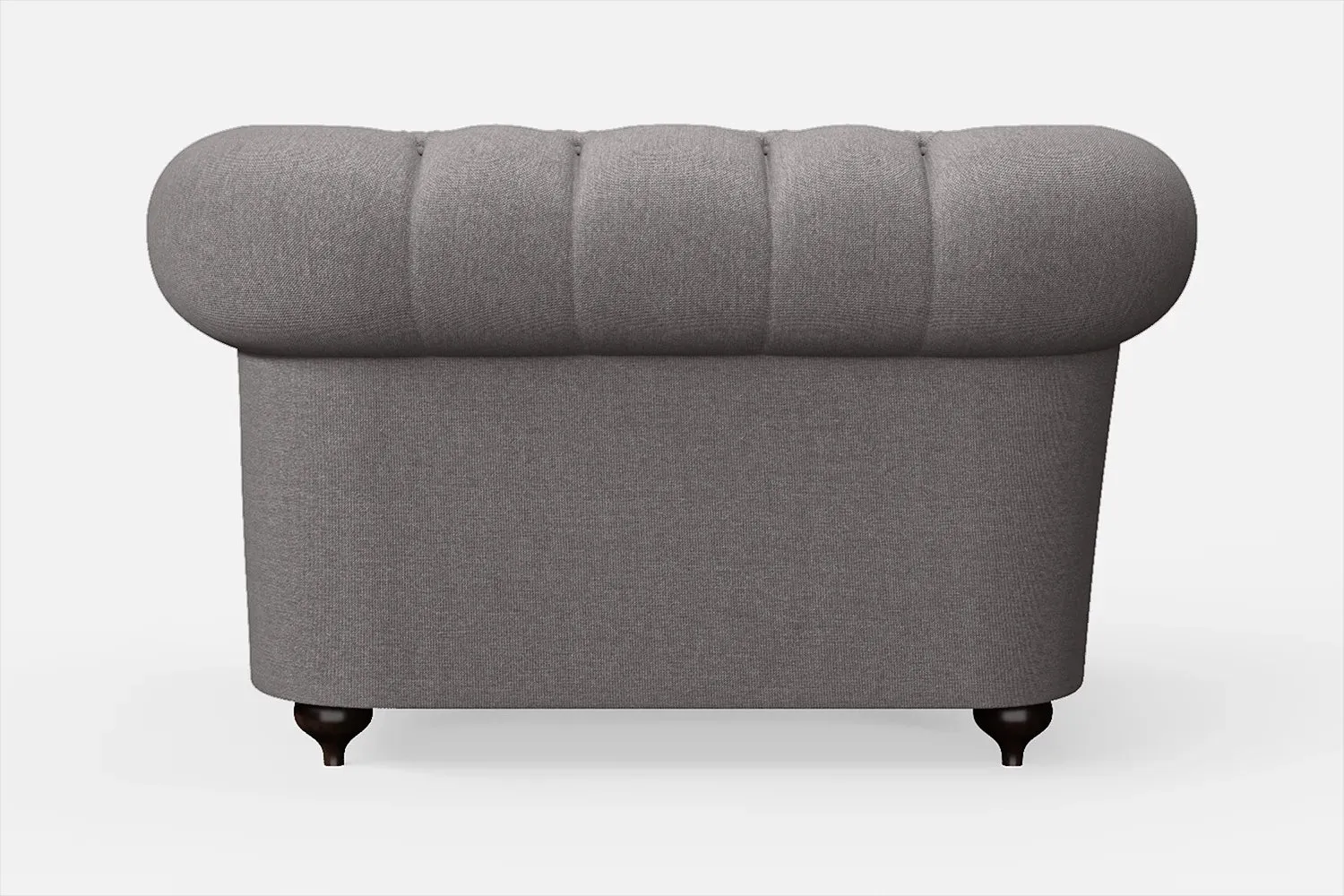 Bitonto Armchair Grey Linen Fabric