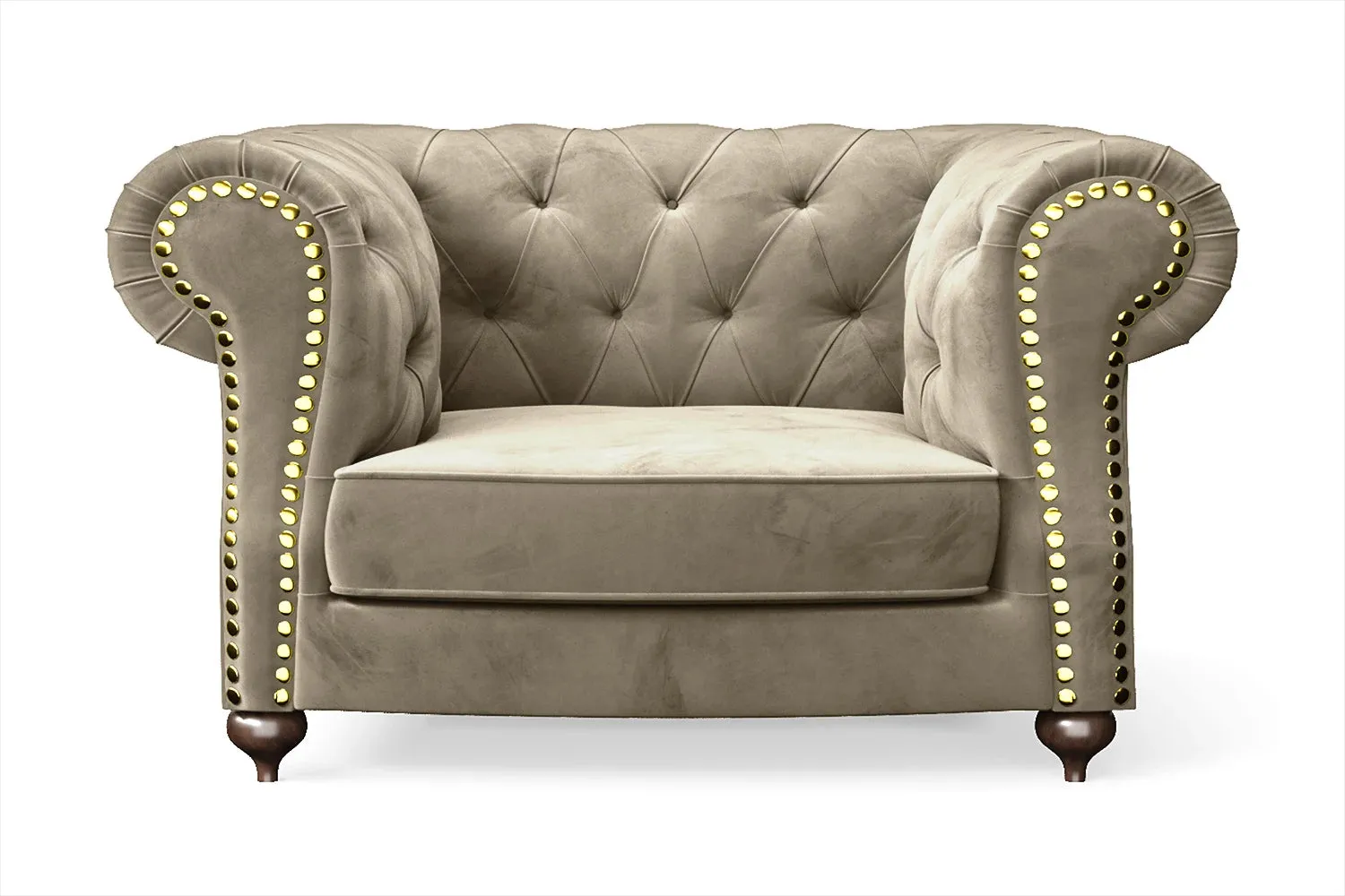 Bitonto Armchair Sand Velvet