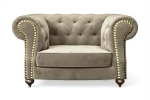 Bitonto Armchair Sand Velvet