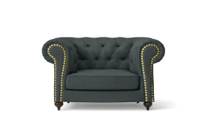 Bitonto Armchair Slate Leather