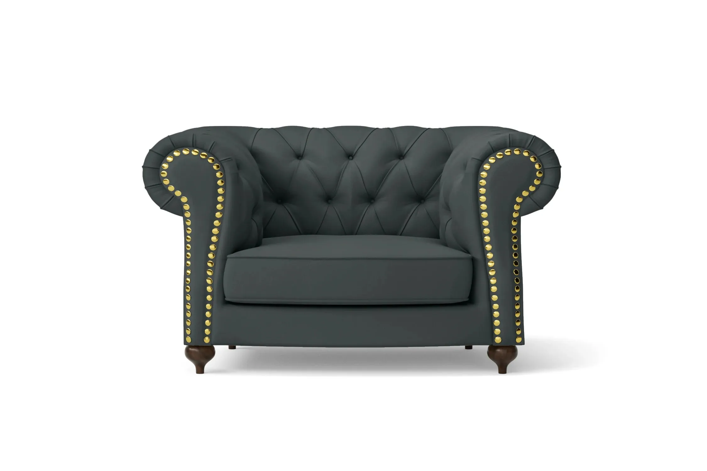 Bitonto Armchair Slate Leather