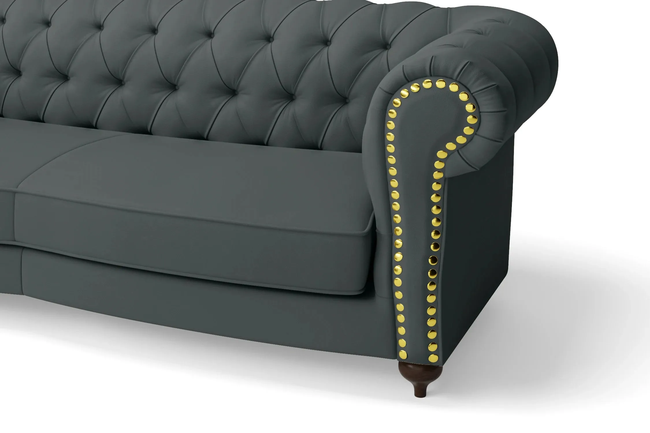 Bitonto Armchair Slate Leather