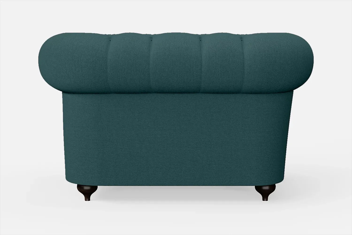 Bitonto Armchair Teal Linen Fabric