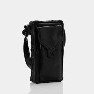 Black Leather Sonar Autofocus SX-70 Instant Camera Case