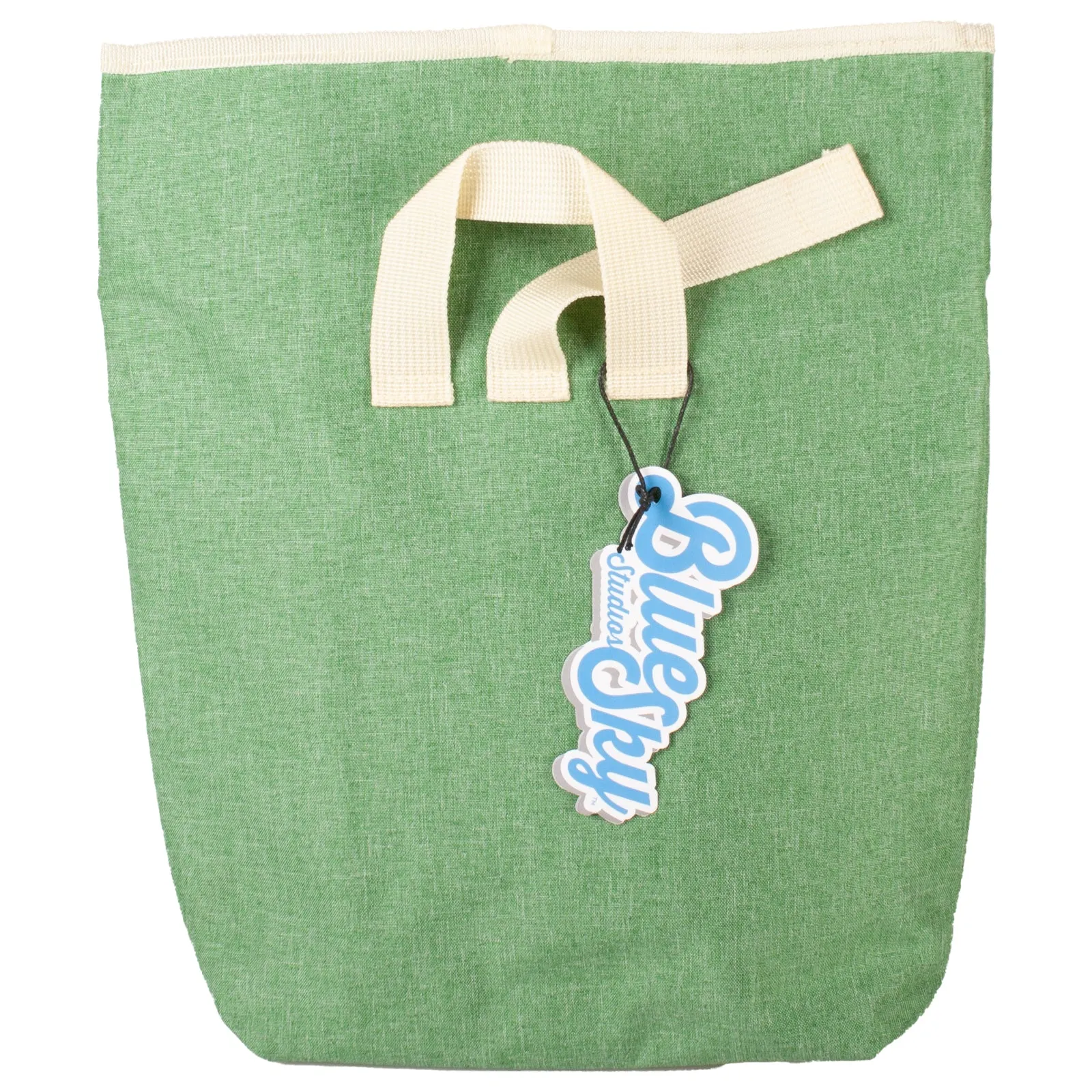 Blue Sky Roll Top Green Lunch Bag