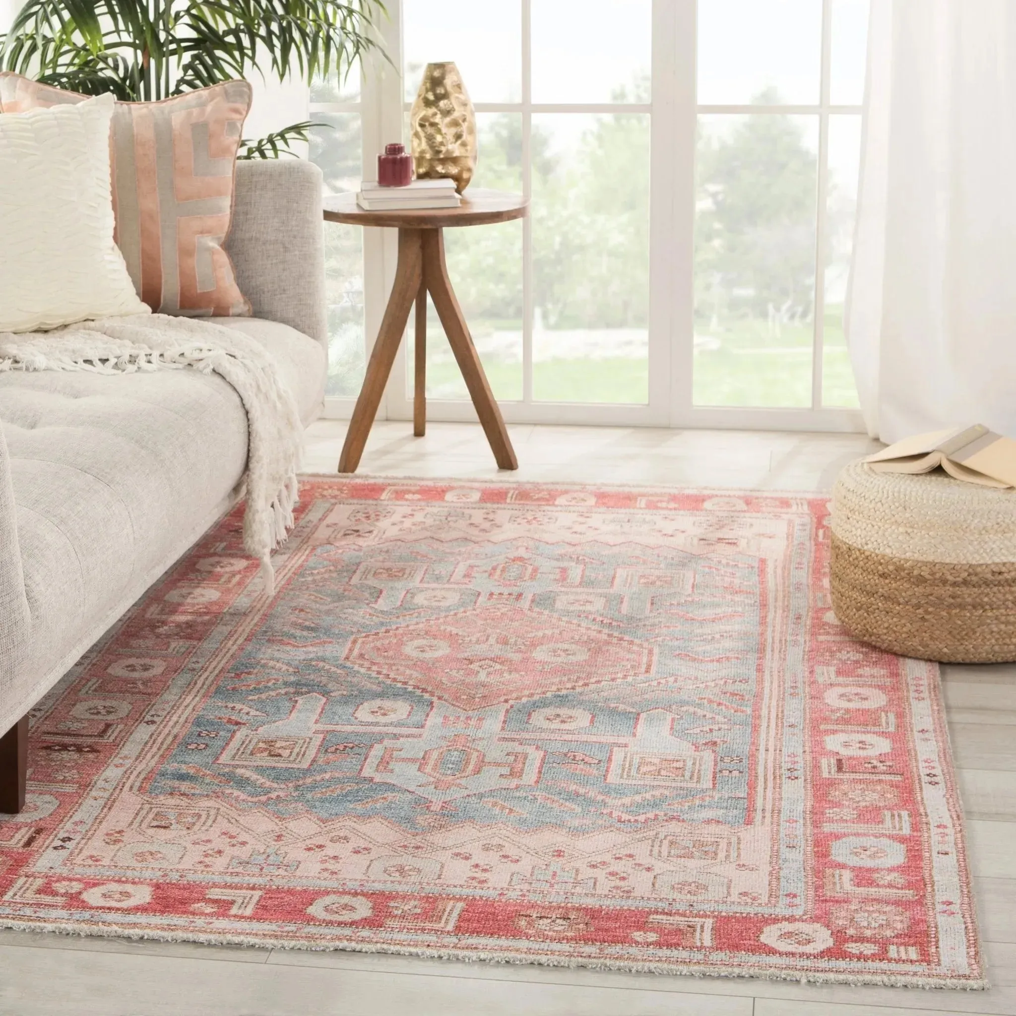 Boheme BOH16 Pink/Blue Rug
