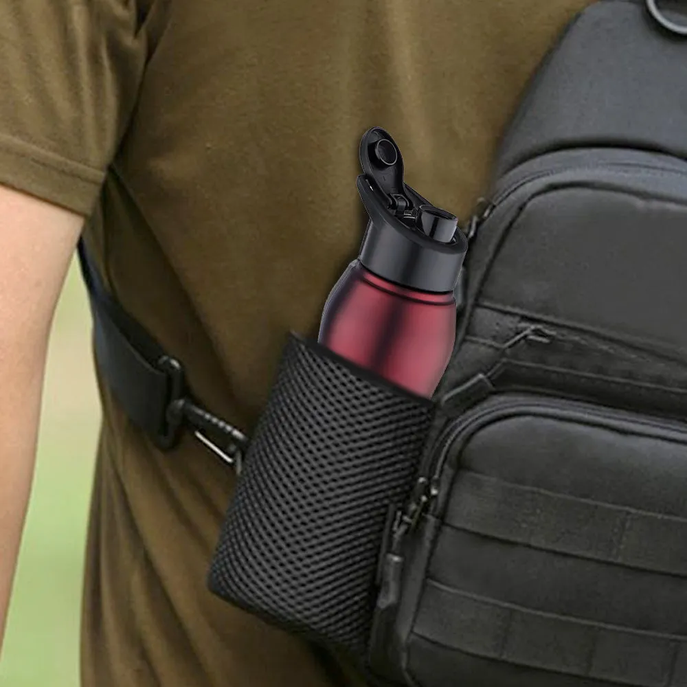 Borosil Grip n Sip Maroon