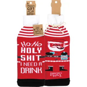 Bottle Cover - Ho Ho Holy