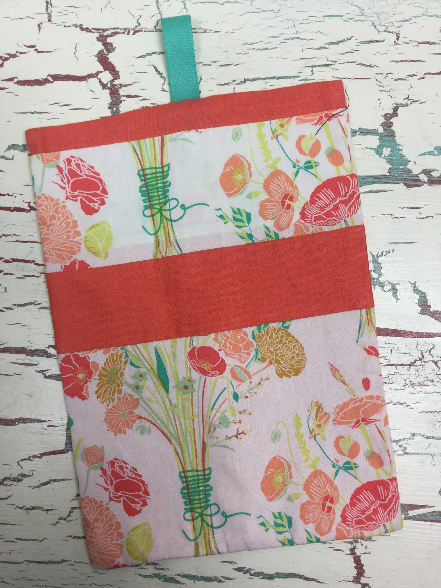 Bouquet on White Diaper/Wipee Case