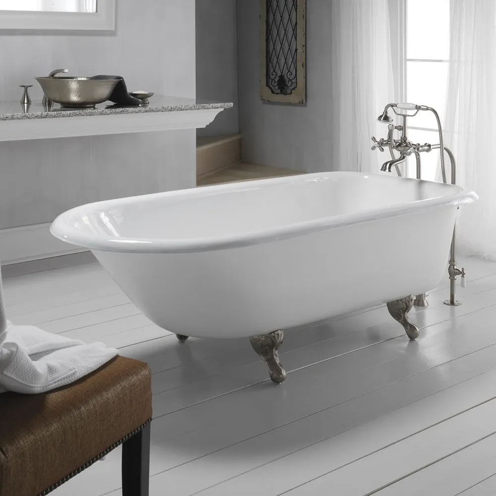 Brocton 65" Cast Iron Roll Top Tub