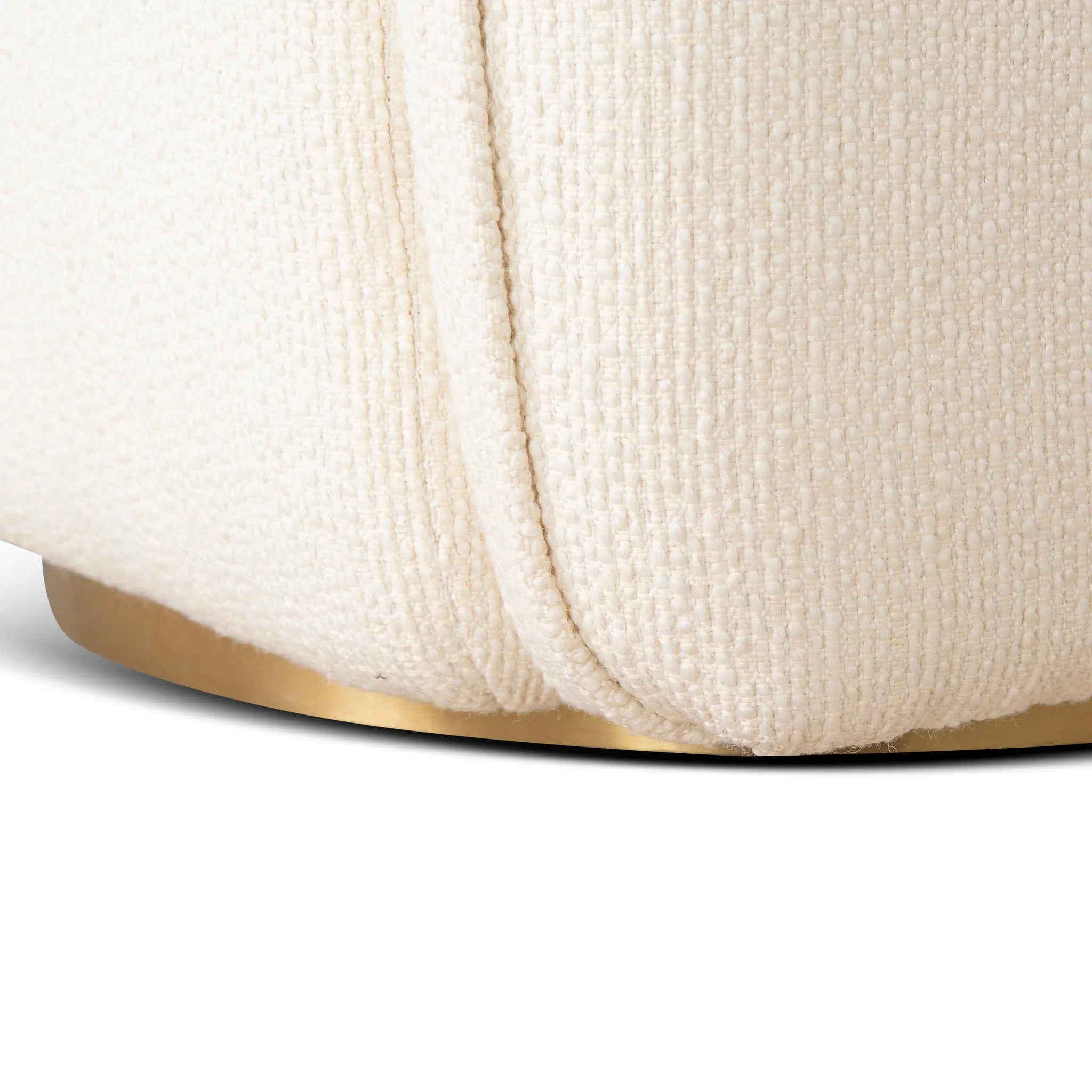 Cadence Swivel Armchair - White