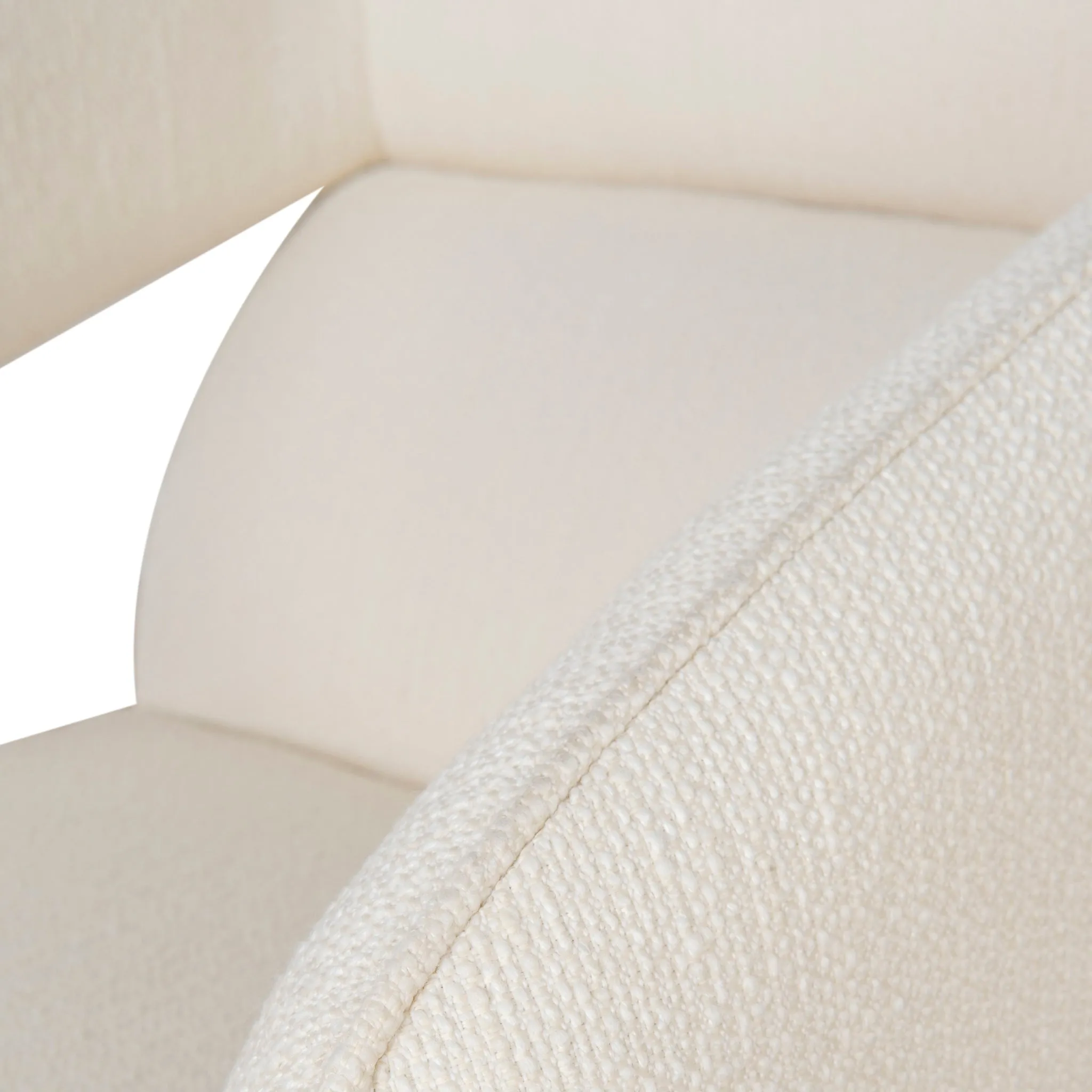 Cadence Swivel Armchair - White