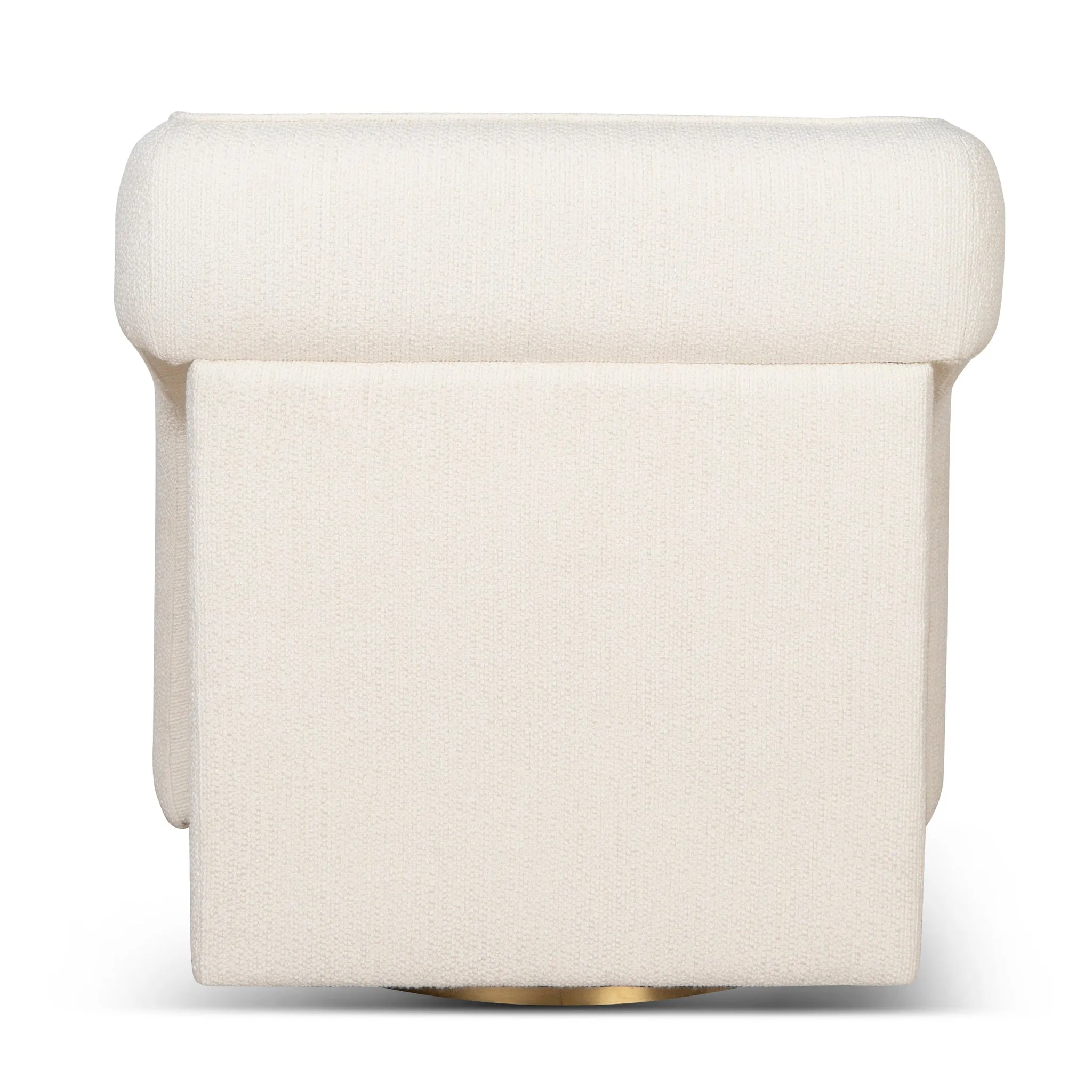Cadence Swivel Armchair - White