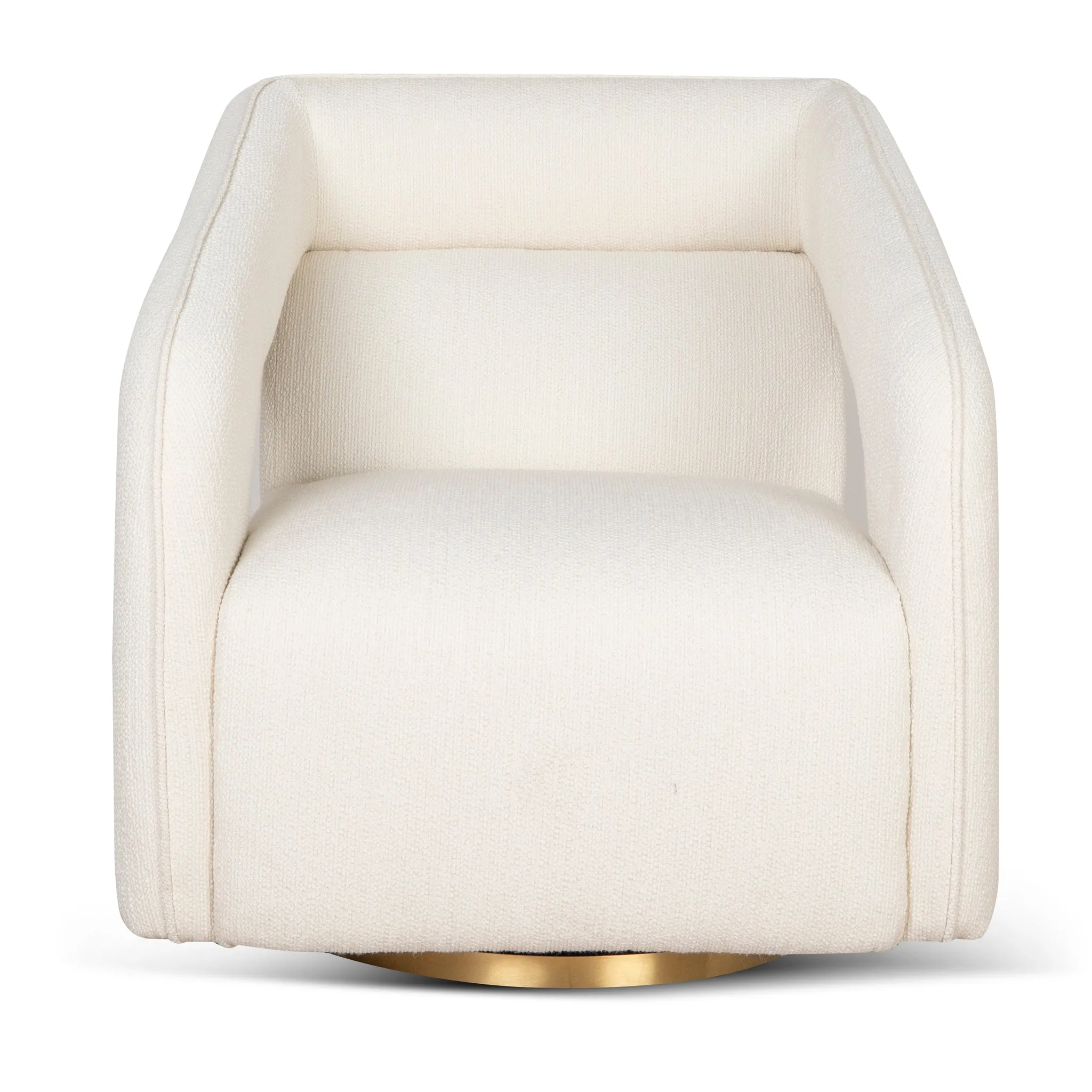 Cadence Swivel Armchair - White