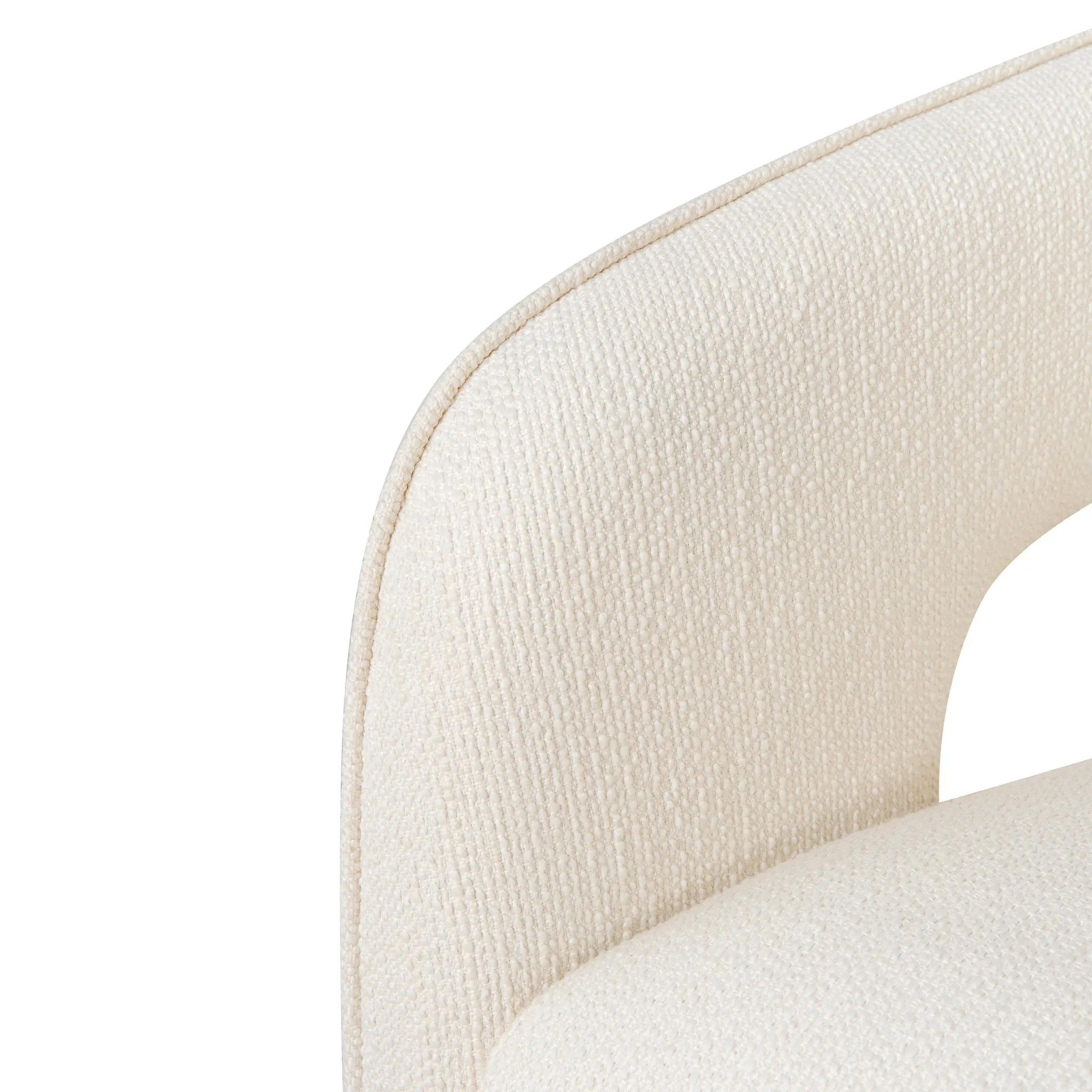 Cadence Swivel Armchair - White