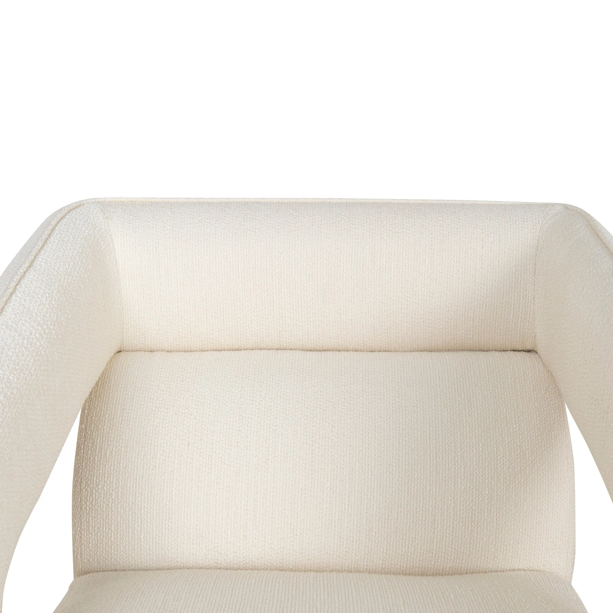 Cadence Swivel Armchair - White