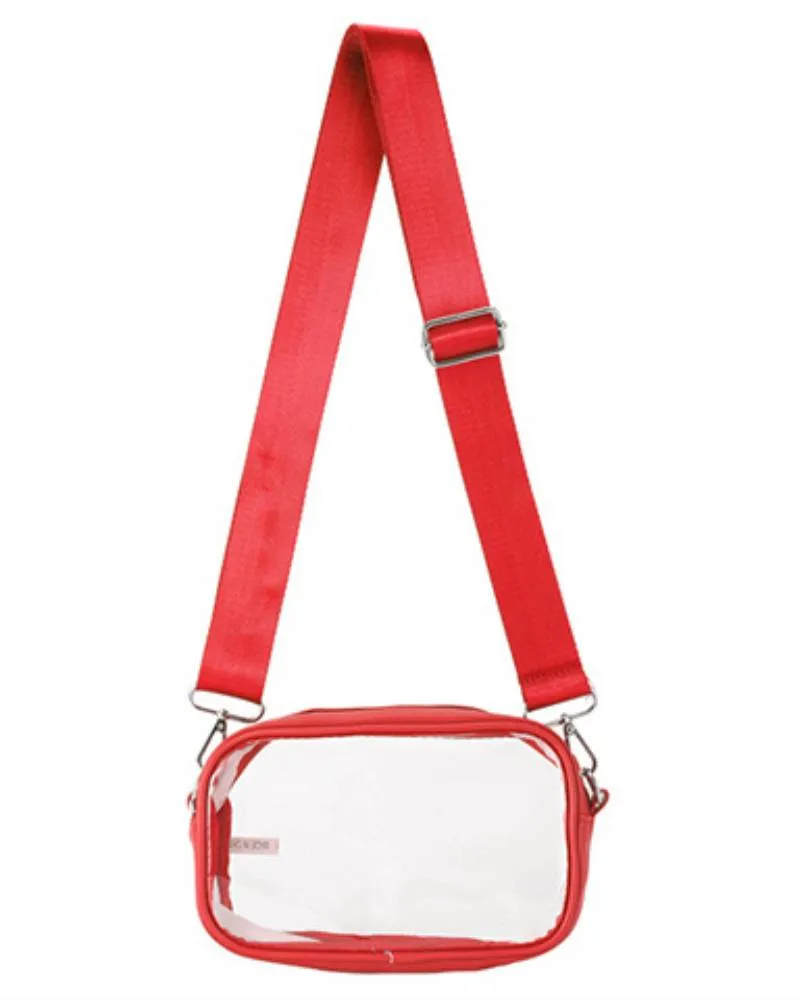 Camera Style Clear Crossbody Bag