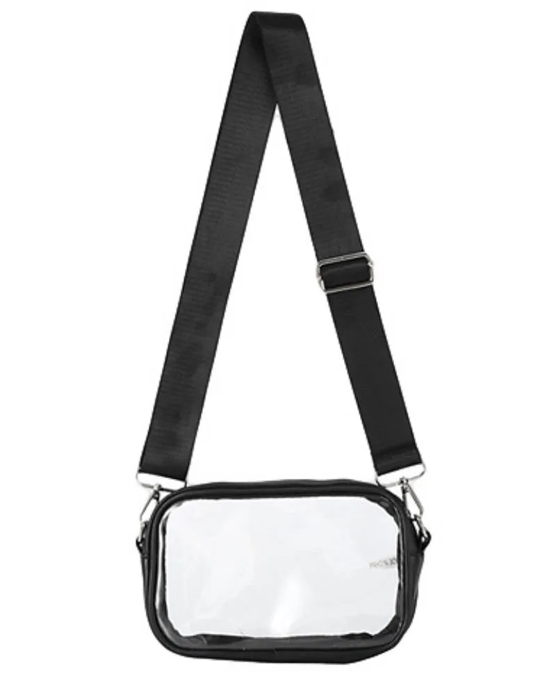 Camera Style Clear Crossbody Bag