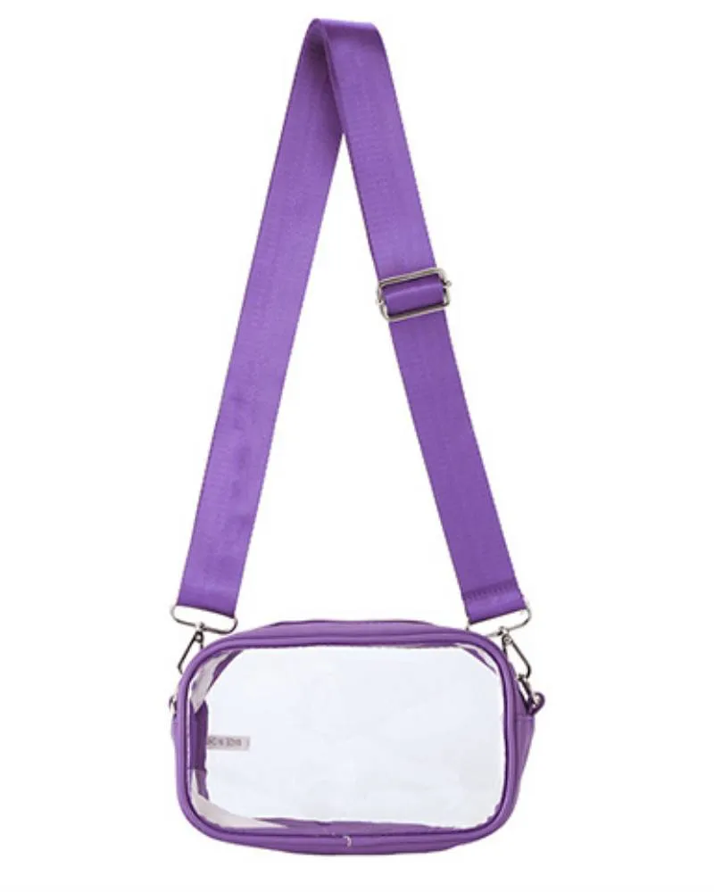 Camera Style Clear Crossbody Bag