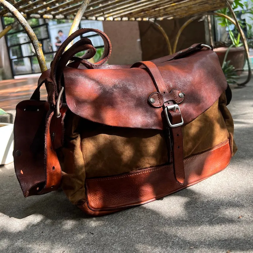 Campomaggi/Cognac Large Shoulder Bag