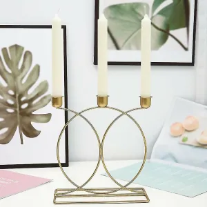Candle Holder Candlestick Props Candelabra for Wedding Tabletop Decor