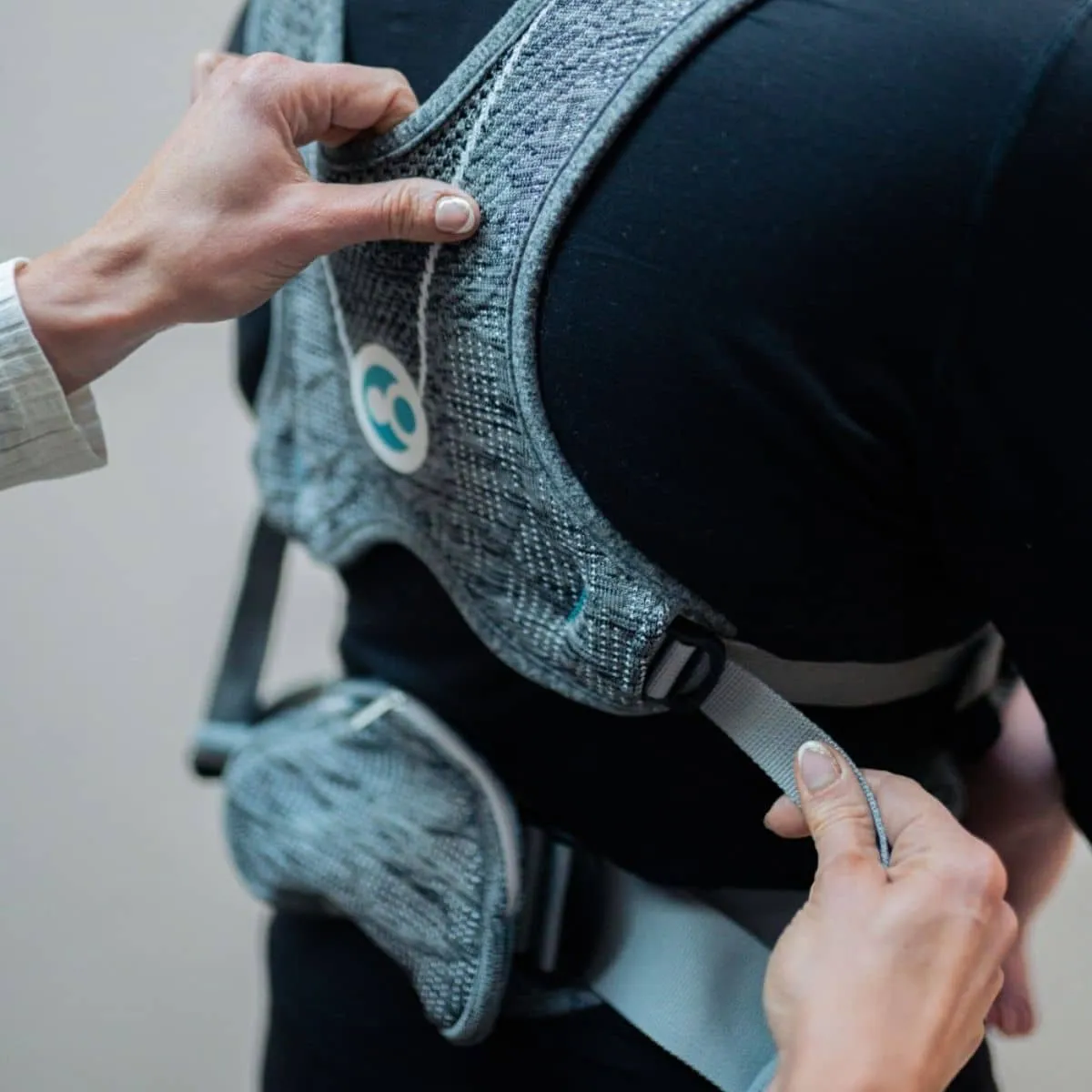 Carifit  Multi-Position Baby Carrier - Cool Green