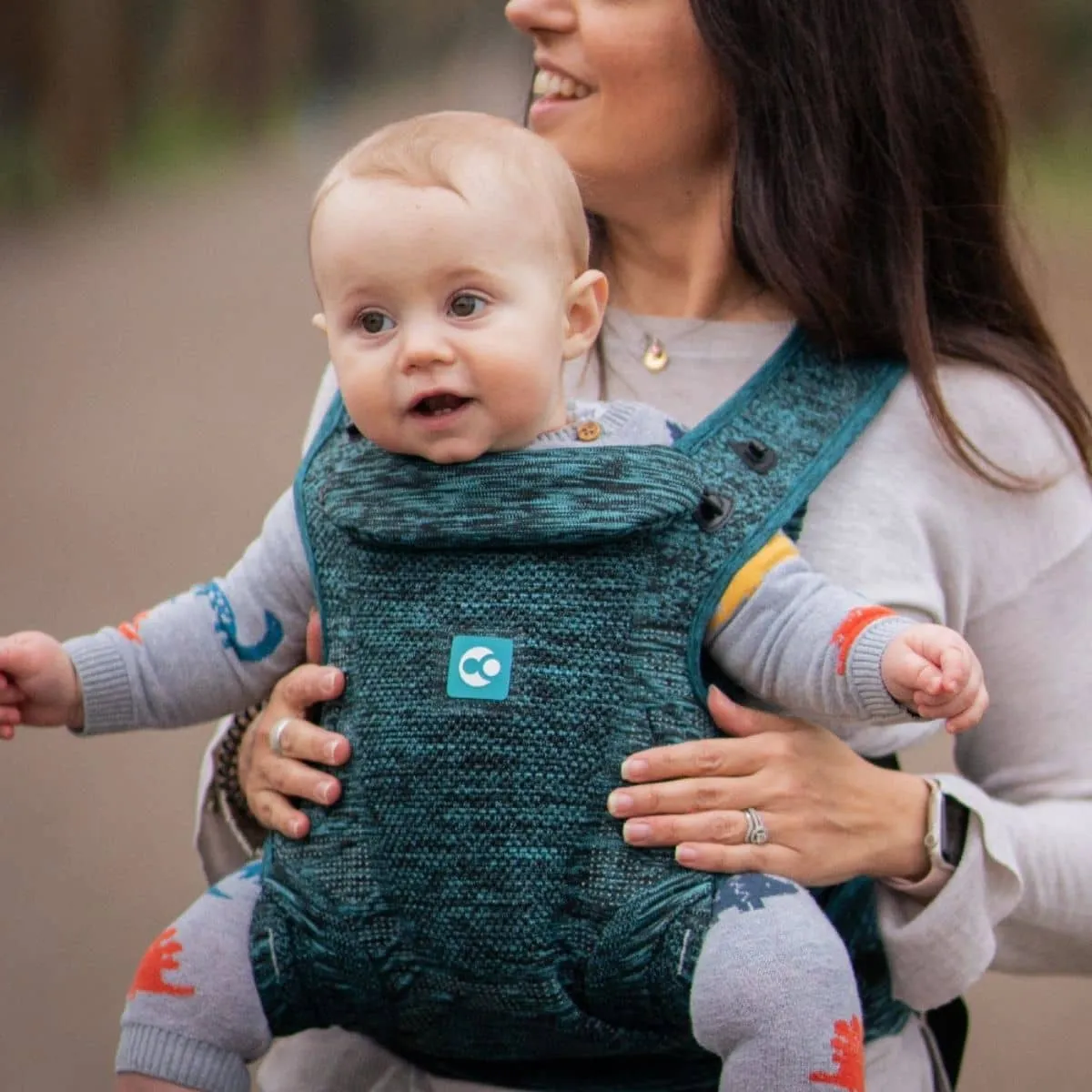 Carifit  Multi-Position Baby Carrier - Cool Green