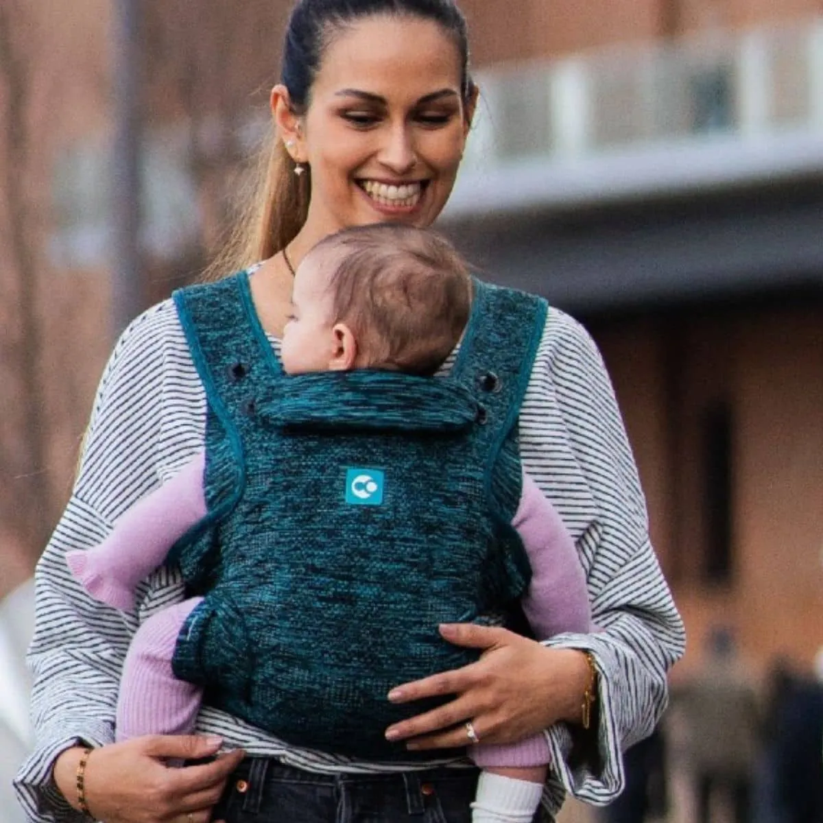Carifit  Multi-Position Baby Carrier - Cool Green