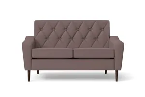Carpi 2 Seater Sofa Rose Taupe Leather
