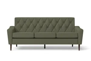 Carpi 3 Seater Sofa Sage Leather