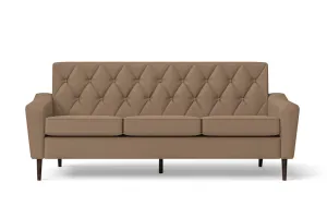 Carpi 3 Seater Sofa Stone Leather