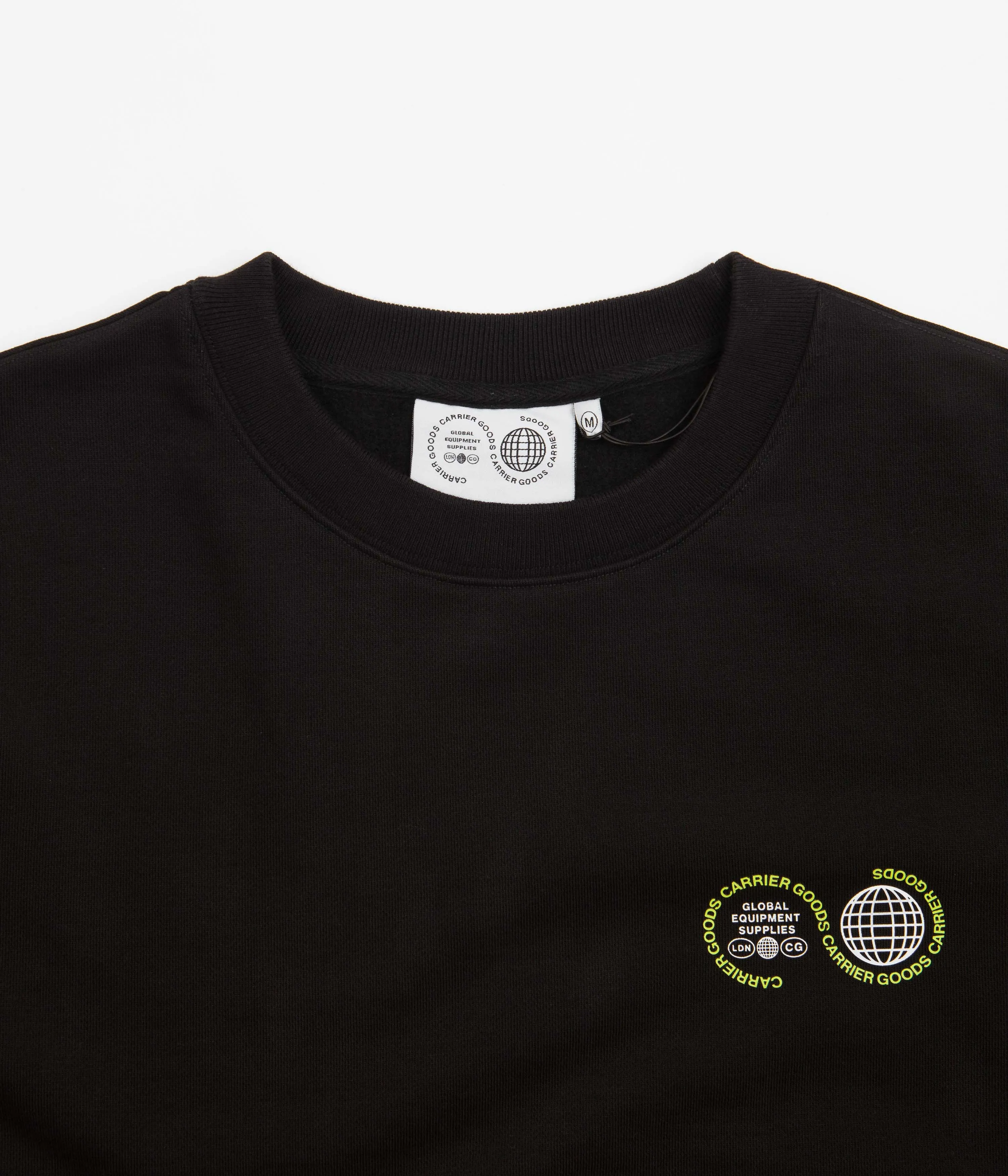 Carrier Goods Core Logo Crewneck Sweatshirt - Black