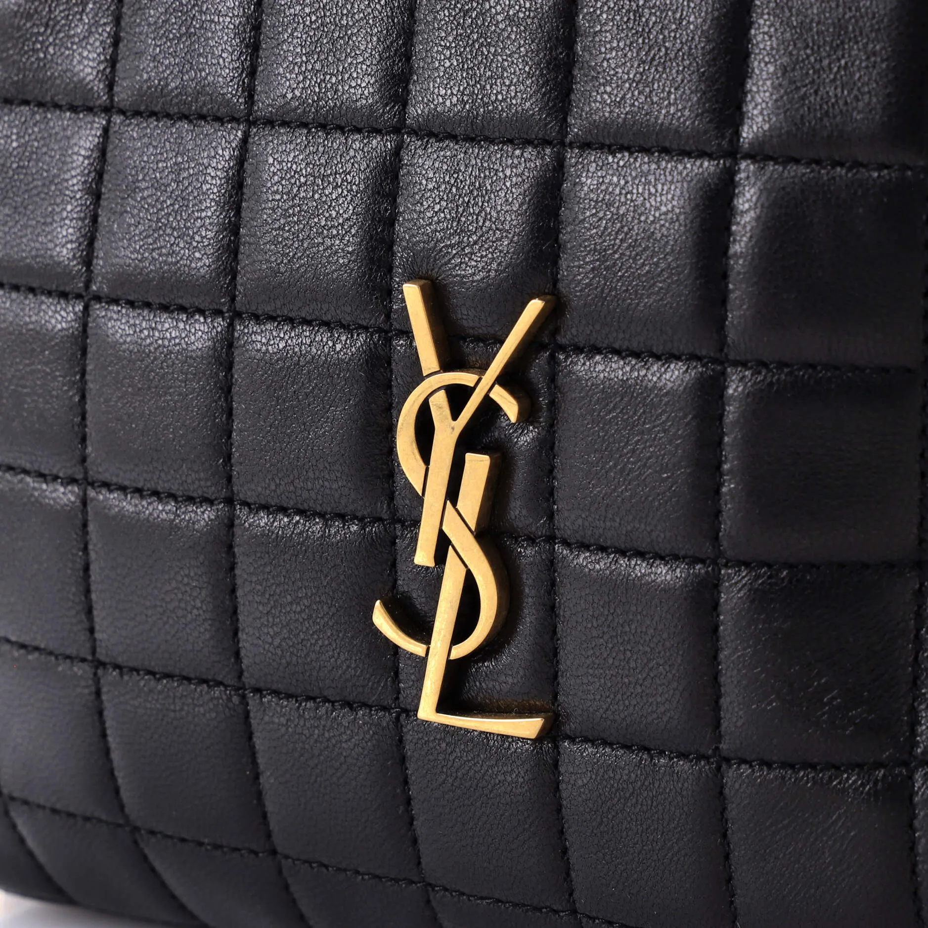 Cassandre Chain Camera Bag Quilted Leather Mini