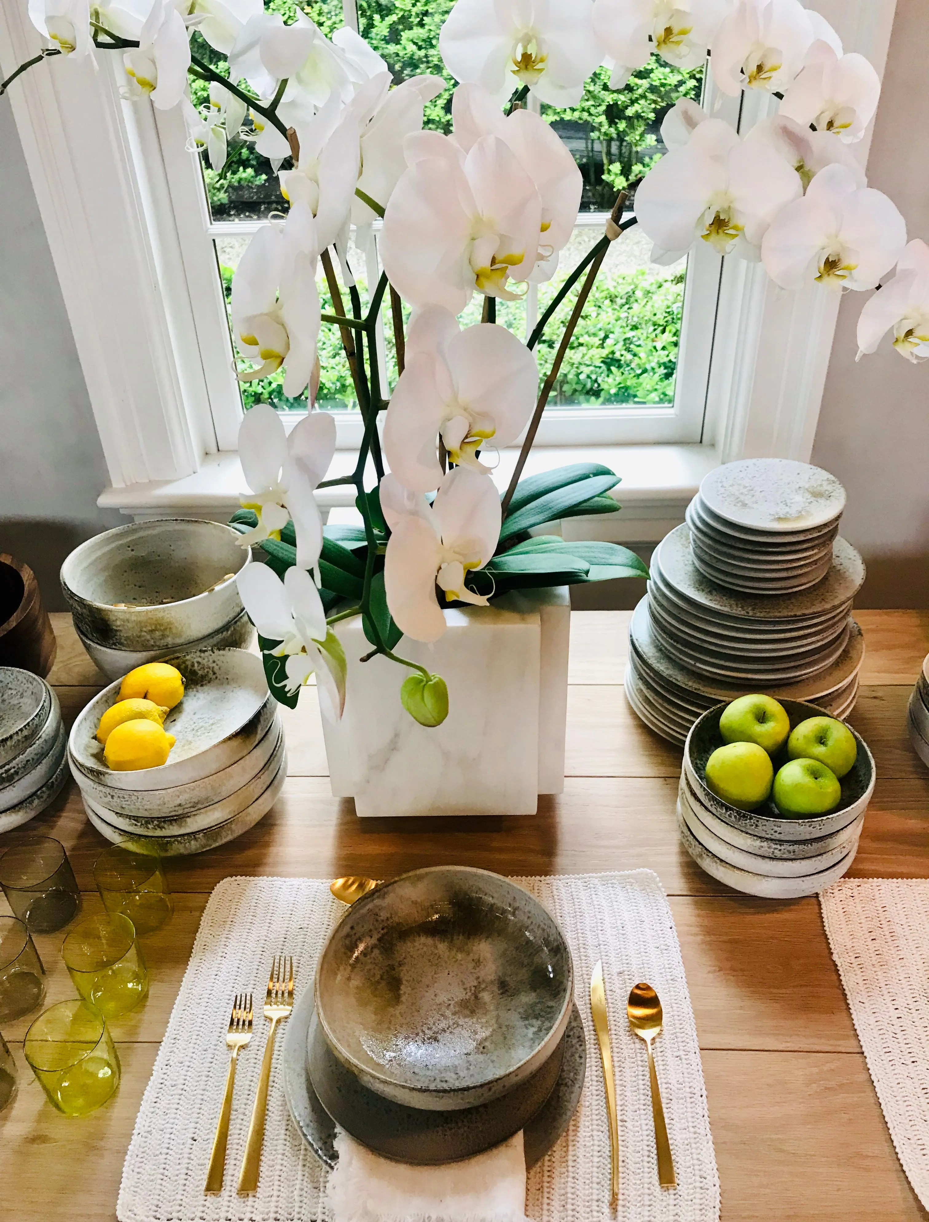Ceramic Large Deep Bowl by KH Wurtz