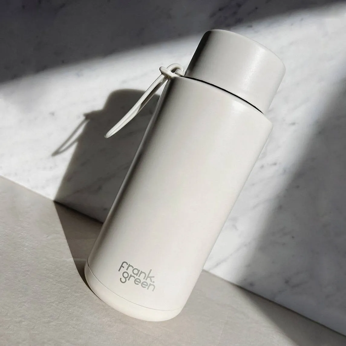 Ceramic Reusable Bottle 34oz - Cloud