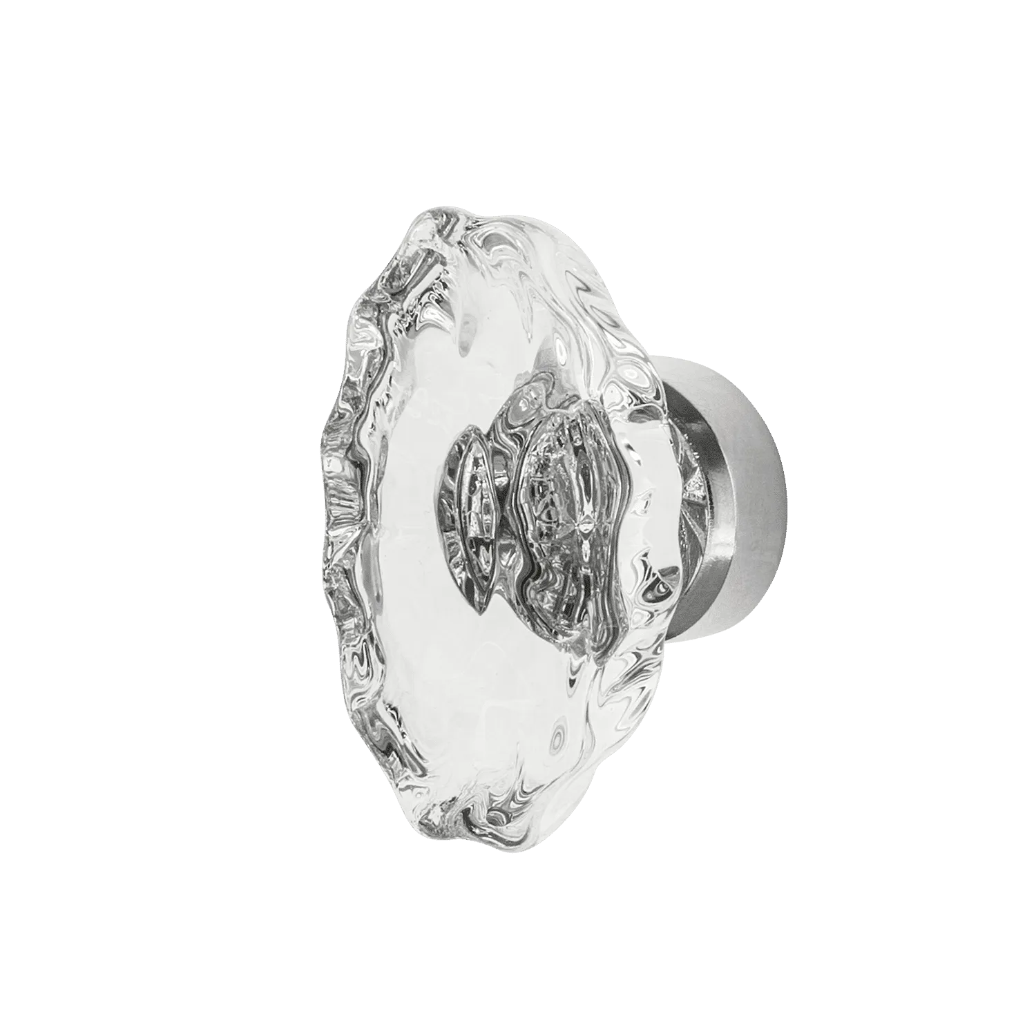 Chateau Crystal 1 3/4" Cabinet Knob in Bright Chrome