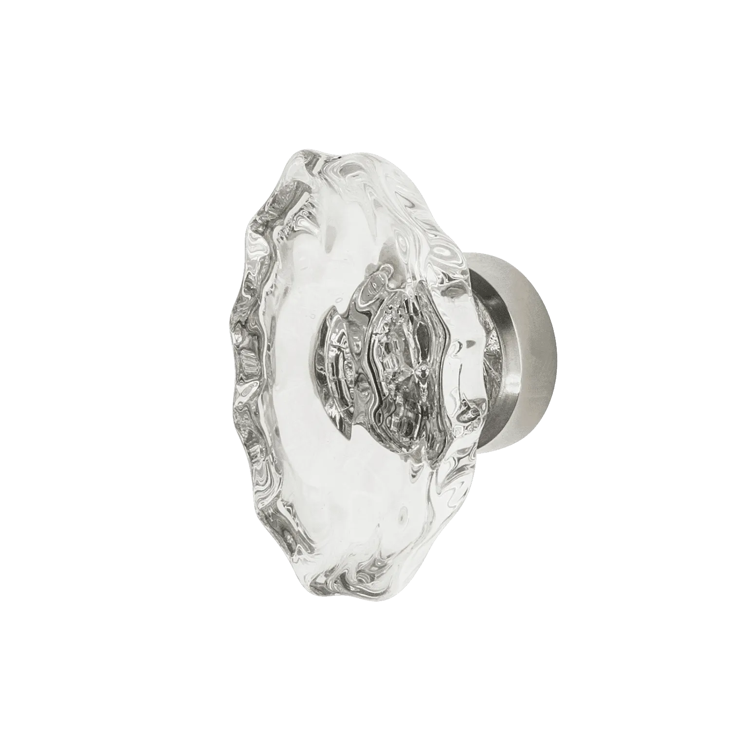 Chateau Crystal 1 3/4" Cabinet Knob in Polished Nickel